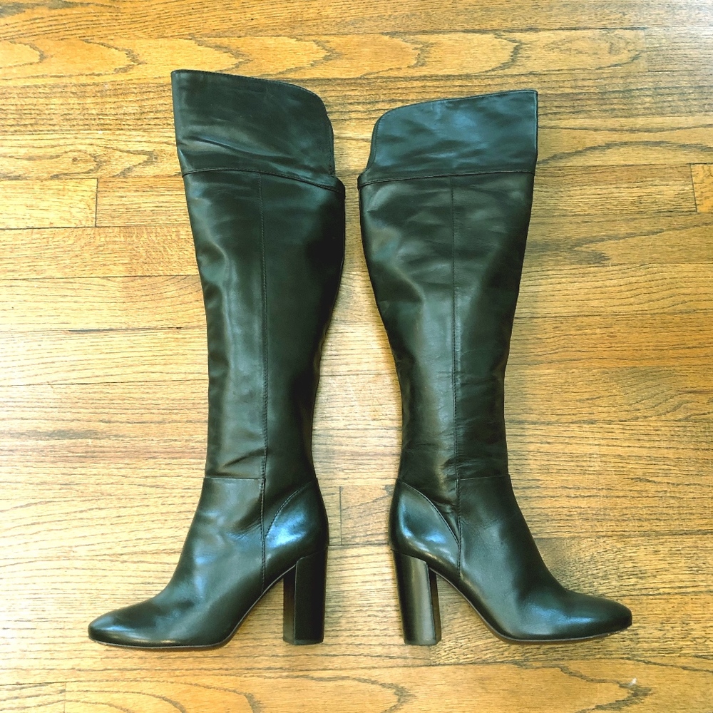 Tory Burch Bowie Over the knee Boot Black Size 6.5